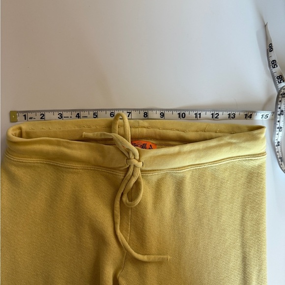 JUICY USA Vintage Terry Sweatpants Butter Soft Yellow Women’s Size Small - Picture 9 of 9